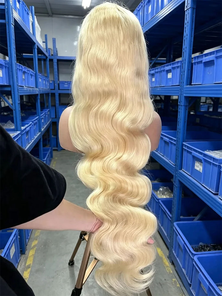 36 40 Inch 613 Honey Blonde Bo - 613 Blonde Body Wave Lace Front Wig ulasan dan harga