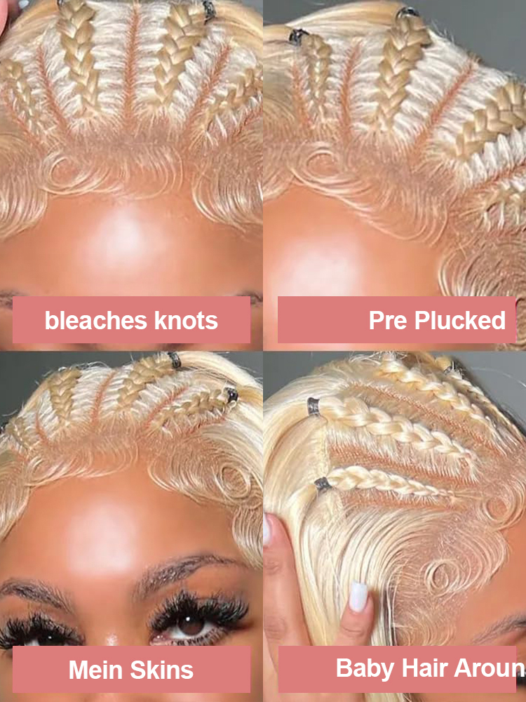 36 40 Inch 613 Honey Blonde Bo - 613 Blonde Body Wave Lace Front Wig ulasan dan harga