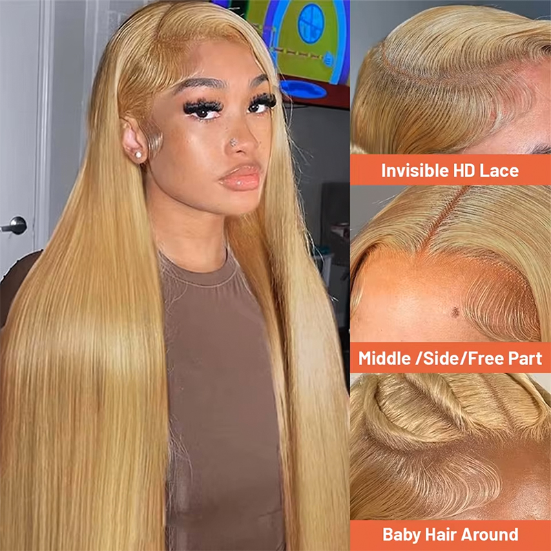 36 Inch 180-220% Density Strai - Hd Lace Frontal Wig Human Hair Pre Plucked ulasan dan harga