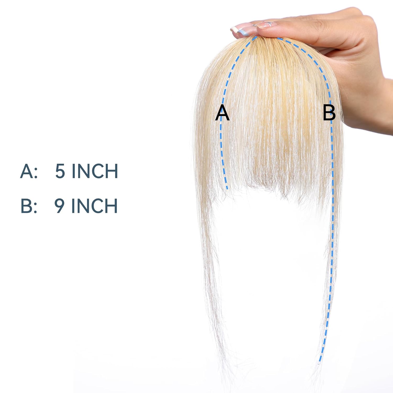 100% Human Hair Wispy Bangs Cl - Seamless Clip In Hair Extensions Human Hair ulasan dan harga