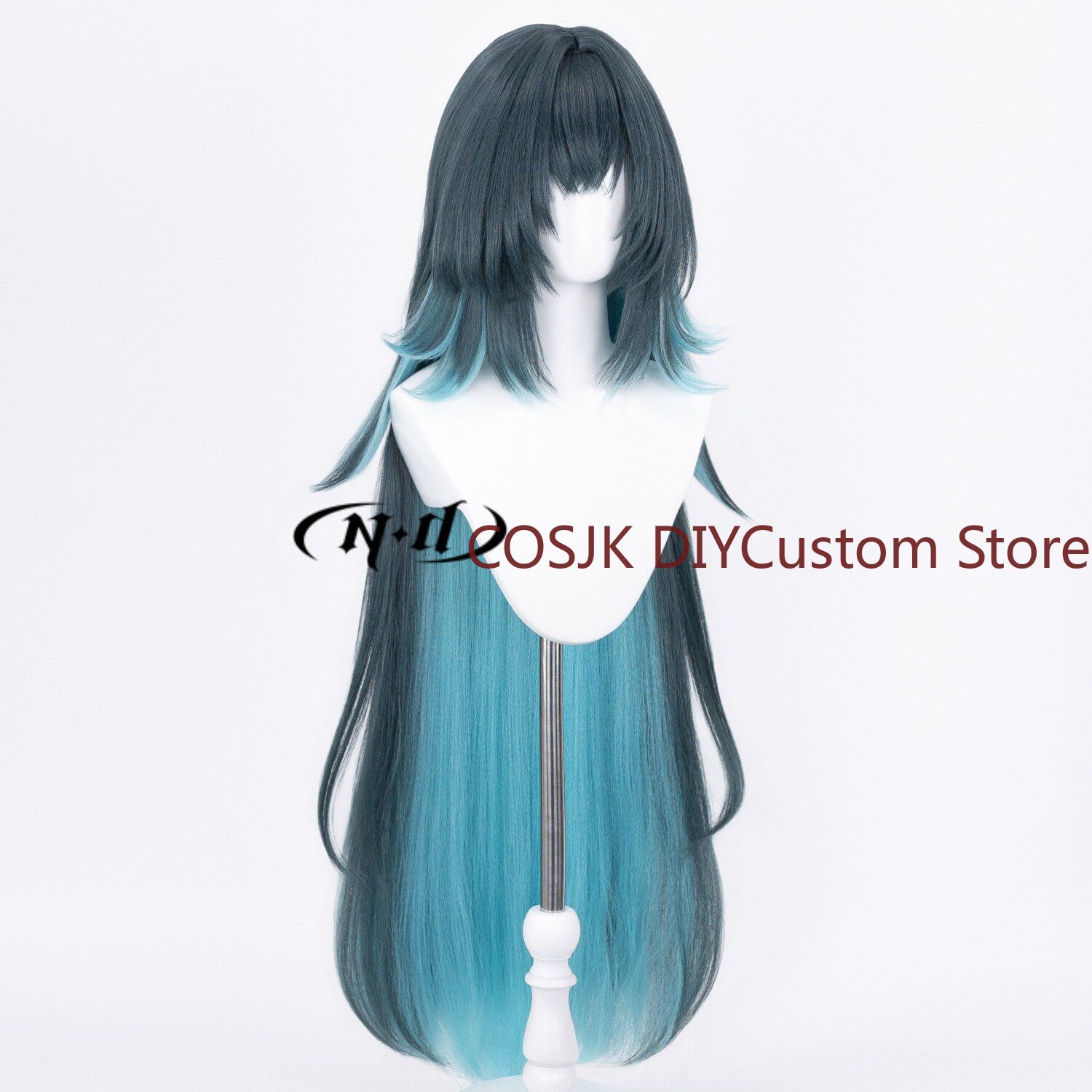 110cm Anime Danica Genshin Imp - Synthetic Wigs ulasan dan harga