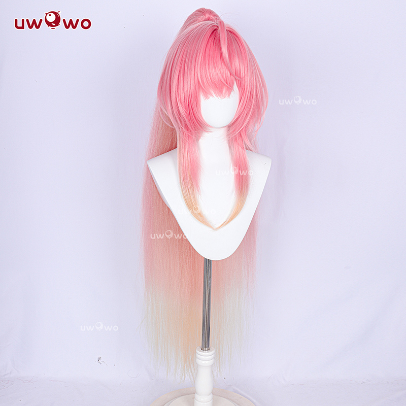 UWOWO Aemeath Wig Game Wutheri - Synthetic Wigs ulasan dan harga