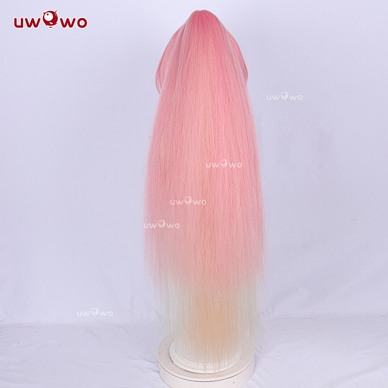 UWOWO Aemeath Wig Game Wutheri - Synthetic Wigs ulasan dan harga